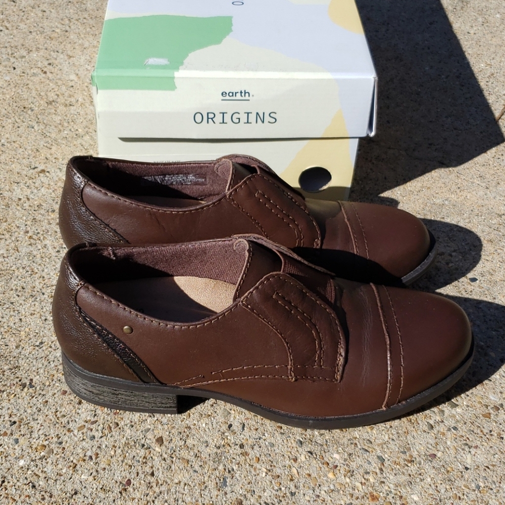 Earth Origins Brown Oxfords 6